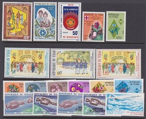 TCHAD 1976 selection MNH commems - Concorde etc............................A6183