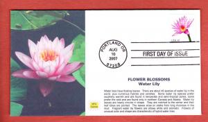 2007 Flowers Stamps - Water Lily Blossom - MPG Cachets