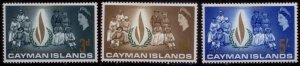 Cayman Islands 1968 SC# 197-9 MNH-OG E90