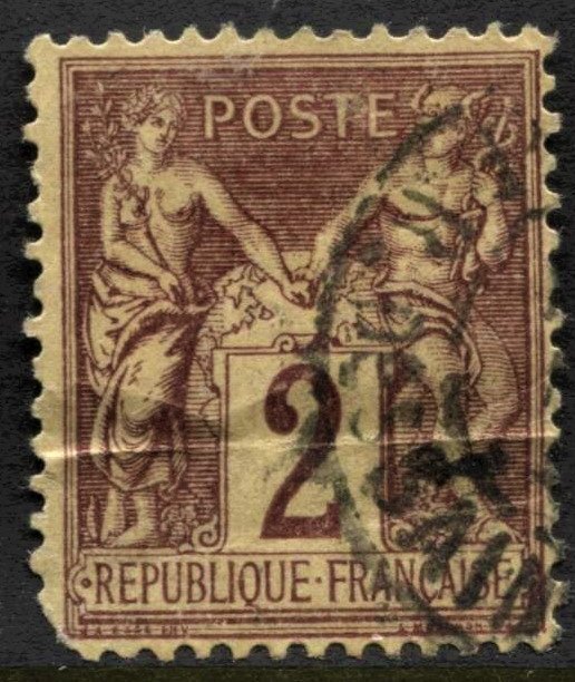 France #88 Peace and Commerce Used CV$2.00