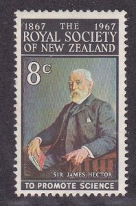 New Zealand  # 407, Sir James Hector, NH,