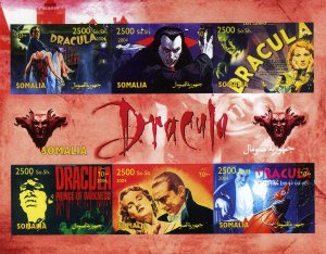 Somalia 2004 DRACULA BELA LUGOSI Movie Sheet Imperforated Mint (NH)