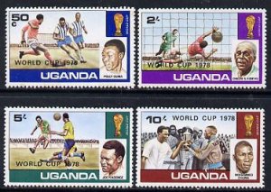 UGANDA - 1978 - Football World Cup - Perf 4v Set - Mint Never Hinged