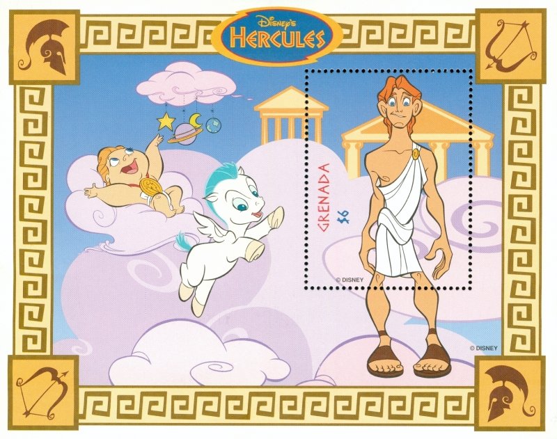 Grenada MNH S/S 2677 Disney's Young Hercules SCV 6.50