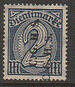 Germany-Upper Silesia O51, 2M DOUBLE VERT OVERPRINT, UP. MINT, NH. VF. (437)