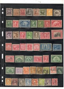 US EARLY 1900'S COLLECTION MINT/USED