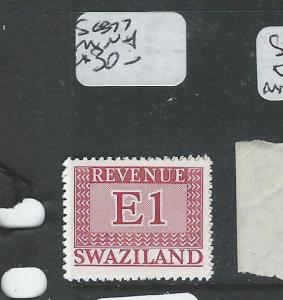 SWAZILAND (P1907B) MODERN REVENUE BH 77   E1   MNH