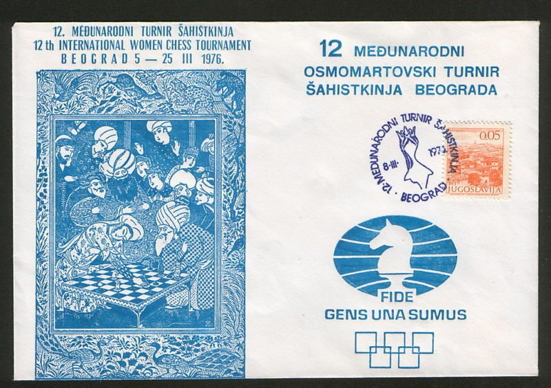 YUGOSLAVIA-12th INTERNATIONAL WOMWN CHESS TURNAME-1976.