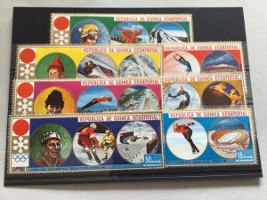 Equatorial Guinea Olympics mint never hinged stamps 65166
