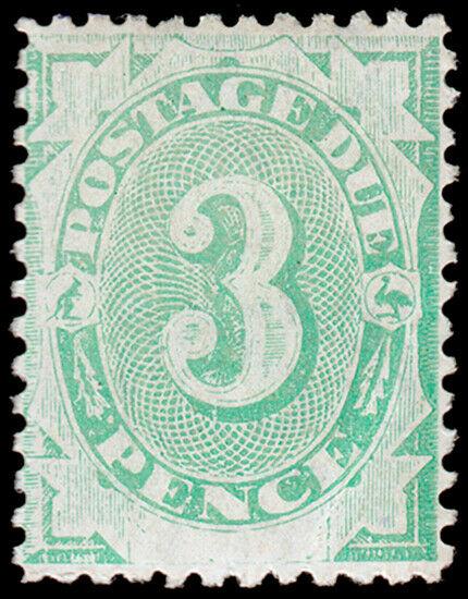 Australia Scott J4, perf. 12x11.5 (1902) Mint H F-VF, CV $52.50 M