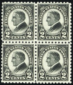 612, Mint VF NH Block of Four Stamps CV $130 * Stuart Katz