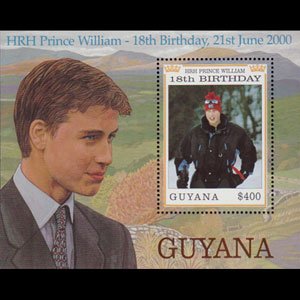 GUYANA 2000 - Scott# 3491 S/S Prince William NH