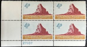 US #1191 MNH Plate Block of 4 New Mexico LL SCV $1.00 L43