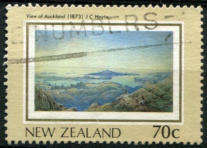 New Zealand Sc#914 Used, 70c multi, New Zealand Heritage (1st issue). The Lan...