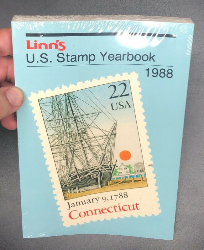 ZAYIX - Linn's U.S. Stamp Yearbook 1988 - New in Shrink Wrap 