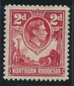 Northern Rhodesia  SG 32 SC# 32 MLH - see details