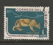 ECUADOR 660 VFU FAUNA PUMA Z2175-2