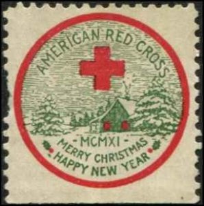 USA WX7 Christmas Seal for Red Cross MNG type I