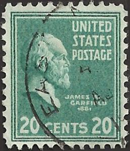 # 825 USED JAMES A. GARFIELD