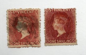 Saint Vincent - SG# 17 & 21 Used / wmk star      -      Lot 0822079