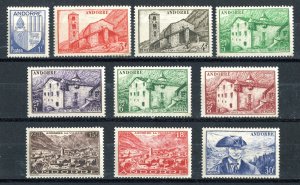 1949 French Andorra Sc # 114/23 mnh** cv. $122. ( 2498 WX )