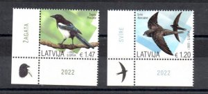 LATVIA - 2022 - BIRDS -