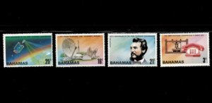 Bahamas 1976 - Telephone Centenary  - Set of 4 Stamps  - Scott #384-7 - MNH
