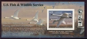 RW83A 2016 MIGRATORY BIRD SELF-STICK DOLLAR BILL SIZE DUCK STAMP NH SELECT STOCK