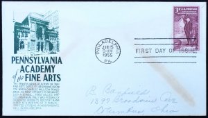 U.S. Used Stamp Scott #1064 Penn Acad of Arts Anderson First Day Cover