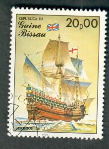 Guinea Bissau 665 Ships used  single