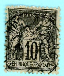 France, Scott #91, Used