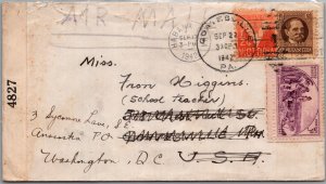 CUBA 1940-50 POSTAL HISTORY WWII CENSORED AIRMAIL COVER ADDR USA