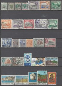 COLLECTION LOT # 2367 CYPRUS 28 STAMPS 1882+  CV+$28