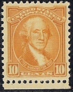 715 10 cent Washington, Stuart, Stamp Mint OG NH XF