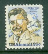 C95 25c Wiley Post Fine MNH