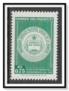 Paraguay #600 University Seal MNH