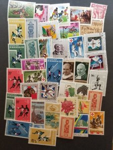 RWANDA Used Unused Mint MH Stamp Lot T4462