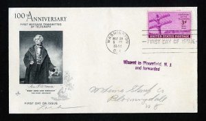 # 924 FDC addressed Artcraft cachet from Washington, DC - 5-24-1944