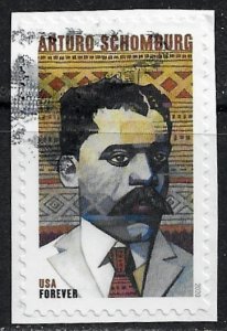 US ~ Scott # 5472 ~ Used on paper ~ Arturo Schomburg
