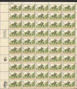 US #1478 Mint Sheet Postrider 