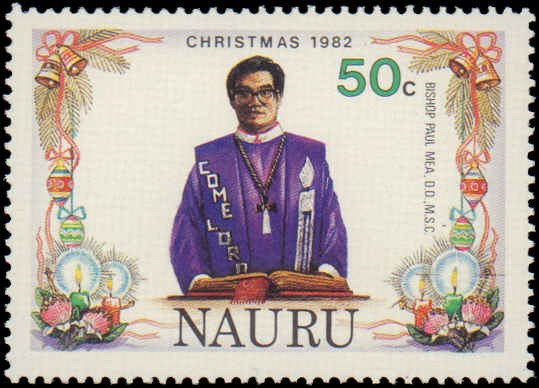 Nauru #260-263, Complete Set(4), 1982, Christmas, Never Hinged