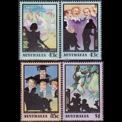 AUSTRALIA 1991 - Scott# 1218-21 Radio Days Set of 4 NH