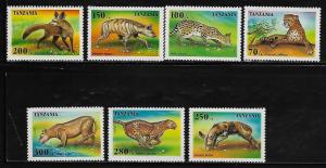 Tanzania 1422-28 Wild Animals Mint NH