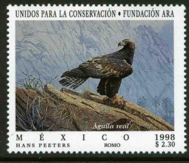 MEXICO 2100, United for Conservation Aguila Real MINT, NH. VF. (69)