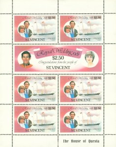 ST VINCENT 629 COMPLETE PANE  MH SCV $4.25   BIN $2.25