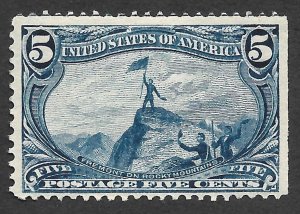 Doyle's_Stamps: MH Scott #288*  VF  5c TransMississippi Issue