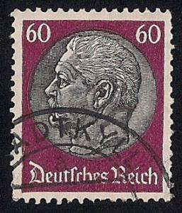 Germany #429 60pf Paul Von Hindenburg used EGRADED VF 80 