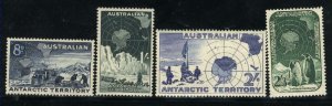 Australia and Antarctic Territory 2-5 Mint NH VF 1957-59  PD