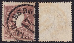 Austria - 1858 - Scott #10a - used - Type I - Villach script pmk