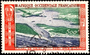 French West Africa #C16, Complete Set, 1951, Aviation - Airplanes, Used